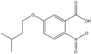 5-(3-methylbutoxy)-2-nitrobenzoic acid Structure