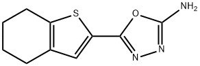 5-(4,5,6,7-tetrahydro-1-benzothiophen-2-yl)-1,3,4-oxadiazol-2-amine Structure