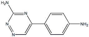 5-(4-aminophenyl)-1,2,4-triazin-3-amine 구조식 이미지