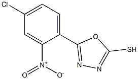 5-(4-chloro-2-nitrophenyl)-1,3,4-oxadiazole-2-thiol Structure