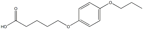 5-(4-propoxyphenoxy)pentanoic acid 구조식 이미지