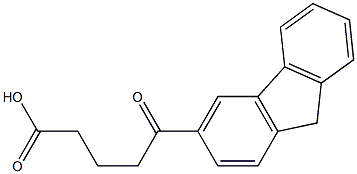 5-(9H-fluoren-3-yl)-5-oxopentanoic acid 구조식 이미지
