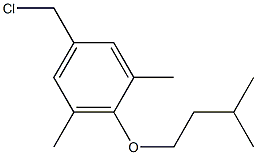 5-(chloromethyl)-1,3-dimethyl-2-(3-methylbutoxy)benzene Structure