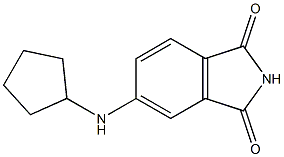 5-(cyclopentylamino)-2,3-dihydro-1H-isoindole-1,3-dione Structure