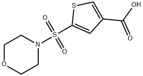 5-(morpholine-4-sulfonyl)thiophene-3-carboxylic acid Structure