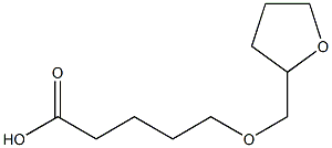 5-(oxolan-2-ylmethoxy)pentanoic acid 구조식 이미지