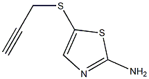 5-(prop-2-ynylthio)-1,3-thiazol-2-amine Structure