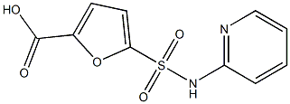 5-(pyridin-2-ylsulfamoyl)furan-2-carboxylic acid 구조식 이미지