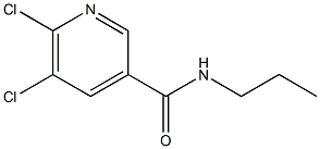 5,6-dichloro-N-propylpyridine-3-carboxamide Structure