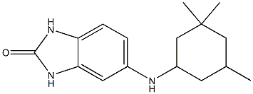 5-[(3,3,5-trimethylcyclohexyl)amino]-2,3-dihydro-1H-1,3-benzodiazol-2-one Structure