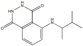 5-[(3-methylbutan-2-yl)amino]-1,2,3,4-tetrahydrophthalazine-1,4-dione Structure