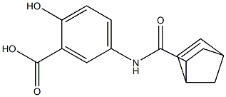 5-[(bicyclo[2.2.1]hept-5-en-2-ylcarbonyl)amino]-2-hydroxybenzoic acid Structure