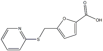 5-[(pyridin-2-ylthio)methyl]-2-furoic acid Structure