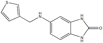 5-[(thiophen-3-ylmethyl)amino]-2,3-dihydro-1H-1,3-benzodiazol-2-one 구조식 이미지