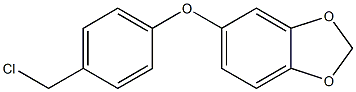 5-[4-(chloromethyl)phenoxy]-2H-1,3-benzodioxole Structure