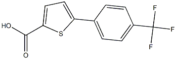 5-[4-(trifluoromethyl)phenyl]thiophene-2-carboxylic acid 구조식 이미지