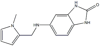 5-{[(1-methyl-1H-pyrrol-2-yl)methyl]amino}-2,3-dihydro-1H-1,3-benzodiazol-2-one Structure