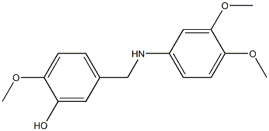 5-{[(3,4-dimethoxyphenyl)amino]methyl}-2-methoxyphenol Structure