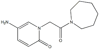 5-amino-1-[2-(azepan-1-yl)-2-oxoethyl]-1,2-dihydropyridin-2-one Structure