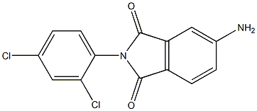 5-amino-2-(2,4-dichlorophenyl)-2,3-dihydro-1H-isoindole-1,3-dione Structure