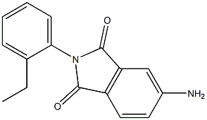 5-amino-2-(2-ethylphenyl)-2,3-dihydro-1H-isoindole-1,3-dione Structure