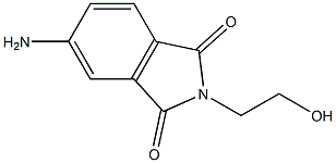 5-amino-2-(2-hydroxyethyl)-2,3-dihydro-1H-isoindole-1,3-dione Structure