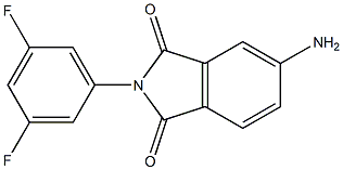 5-amino-2-(3,5-difluorophenyl)-2,3-dihydro-1H-isoindole-1,3-dione Structure