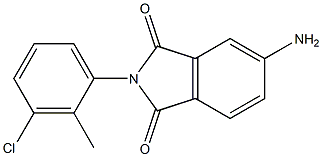 5-amino-2-(3-chloro-2-methylphenyl)-2,3-dihydro-1H-isoindole-1,3-dione Structure