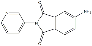 5-amino-2-(pyridin-3-yl)-2,3-dihydro-1H-isoindole-1,3-dione 구조식 이미지