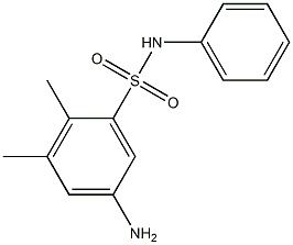 5-amino-2,3-dimethyl-N-phenylbenzene-1-sulfonamide Structure