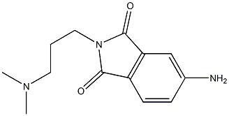 5-amino-2-[3-(dimethylamino)propyl]-2,3-dihydro-1H-isoindole-1,3-dione 구조식 이미지