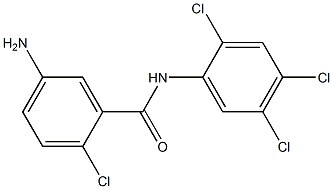 5-amino-2-chloro-N-(2,4,5-trichlorophenyl)benzamide Structure