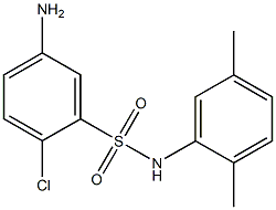 5-amino-2-chloro-N-(2,5-dimethylphenyl)benzene-1-sulfonamide 구조식 이미지