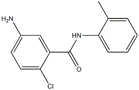 5-amino-2-chloro-N-(2-methylphenyl)benzamide 구조식 이미지