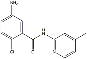 5-amino-2-chloro-N-(4-methylpyridin-2-yl)benzamide Structure