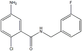 5-amino-2-chloro-N-[(3-fluorophenyl)methyl]benzamide 구조식 이미지