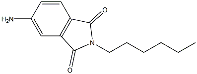 5-amino-2-hexyl-2,3-dihydro-1H-isoindole-1,3-dione Structure