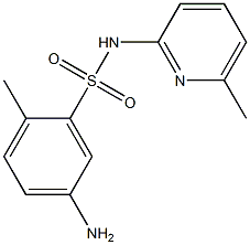 5-amino-2-methyl-N-(6-methylpyridin-2-yl)benzene-1-sulfonamide 구조식 이미지