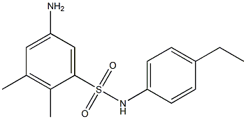 5-amino-N-(4-ethylphenyl)-2,3-dimethylbenzene-1-sulfonamide 구조식 이미지