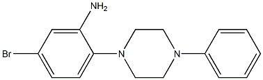 5-bromo-2-(4-phenylpiperazin-1-yl)aniline 구조식 이미지