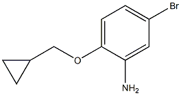 5-bromo-2-(cyclopropylmethoxy)aniline 구조식 이미지