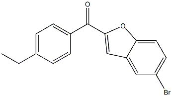 5-bromo-2-[(4-ethylphenyl)carbonyl]-1-benzofuran Structure