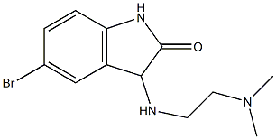 5-bromo-3-{[2-(dimethylamino)ethyl]amino}-1,3-dihydro-2H-indol-2-one Structure