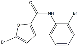5-bromo-N-(2-bromophenyl)-2-furamide 구조식 이미지