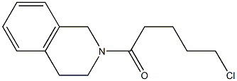 5-chloro-1-(1,2,3,4-tetrahydroisoquinolin-2-yl)pentan-1-one 구조식 이미지