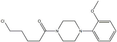 5-chloro-1-[4-(2-methoxyphenyl)piperazin-1-yl]pentan-1-one Structure