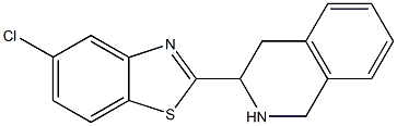 5-chloro-2-(1,2,3,4-tetrahydroisoquinolin-3-yl)-1,3-benzothiazole Structure