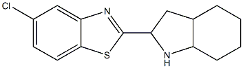 5-chloro-2-(octahydro-1H-indol-2-yl)-1,3-benzothiazole 구조식 이미지