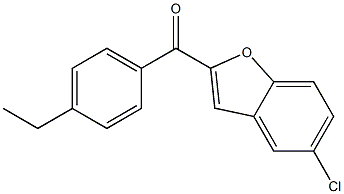 5-chloro-2-[(4-ethylphenyl)carbonyl]-1-benzofuran Structure