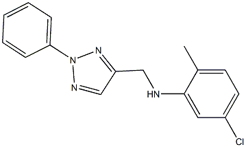 5-chloro-2-methyl-N-[(2-phenyl-2H-1,2,3-triazol-4-yl)methyl]aniline 구조식 이미지